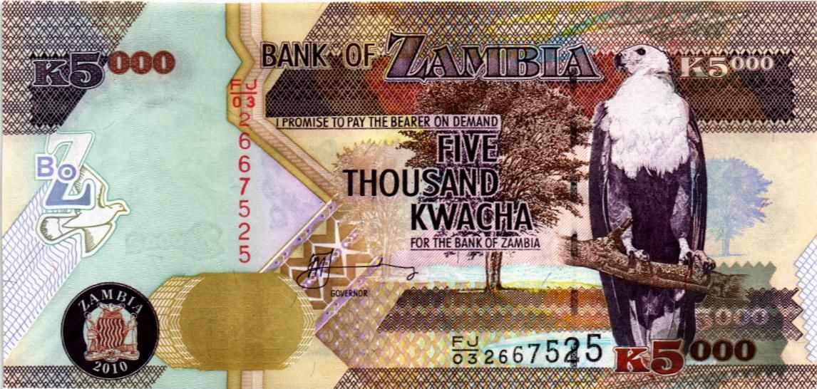 ЗАМБИЯ 5000 КВАЧА