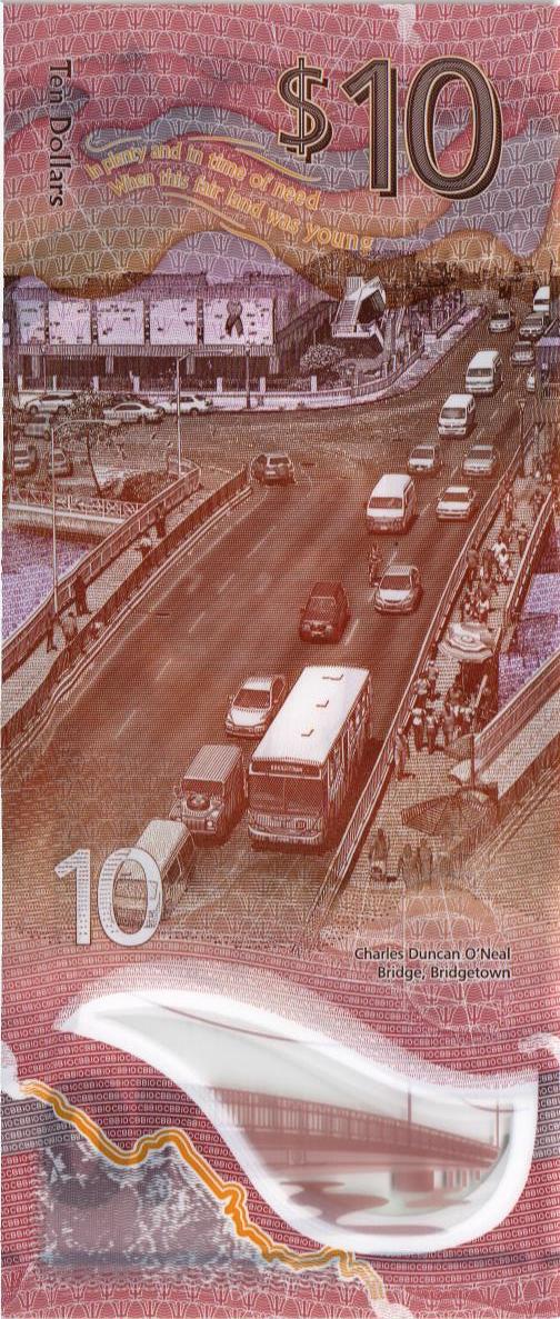 БАРБАДОС 10 ДОЛЛАРОВ мини 2