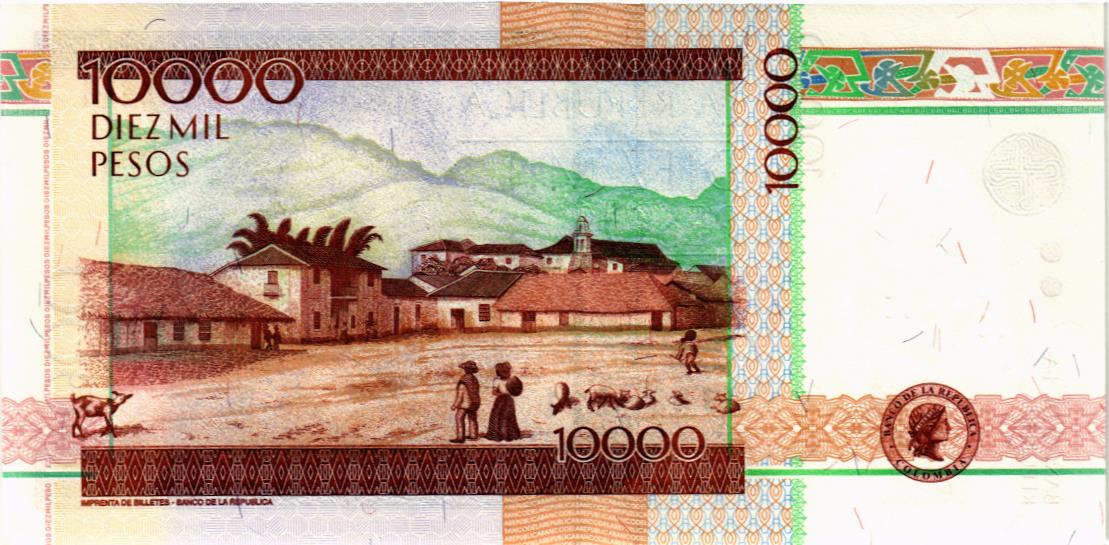 КОЛУМБИЯ 10000 ПЕСО (04.08.2010) мини 2