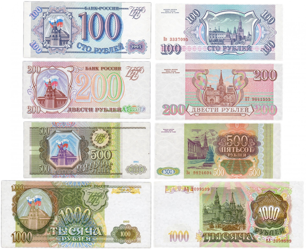 история денег в россии кратко