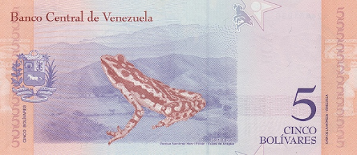 изображения на банкнотах Боливарианской республики