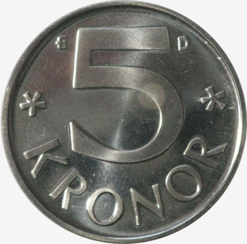 монеты в Швеции