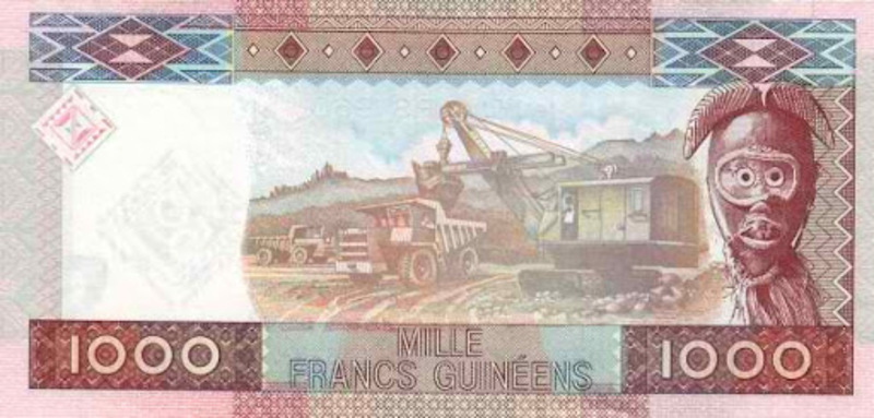 изображение маски на банкноте