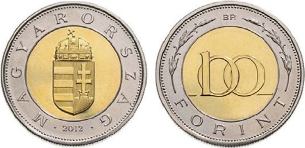 100 форинтовая монетка