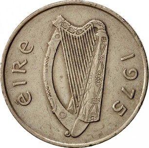 арфа на монете ирландцев