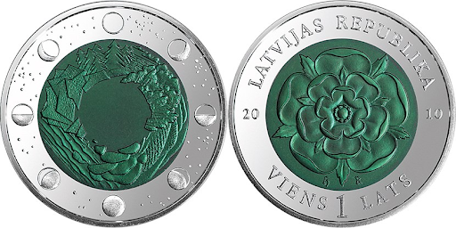 латвийские монеты