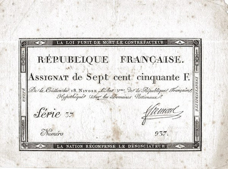 чем расплачивались в Париже в 18 веке