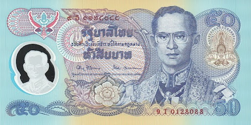 деньги из полимера в Таиланде