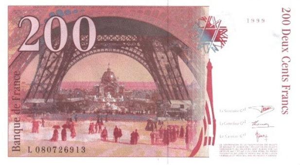 валюта в Париже в 21 веке