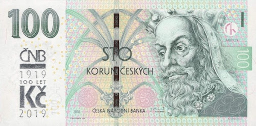 фото банкнот Чехии