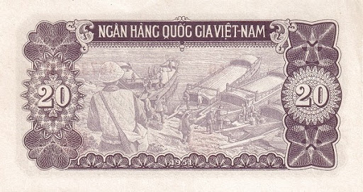 изображение на банкнотах вьетнамцев