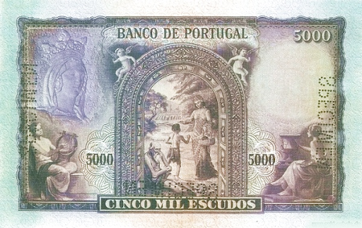 купюры португальцев в военный период