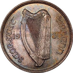что изображено на монете ирландской