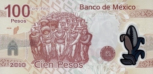 мексиканская купюра что песо с ошибкой