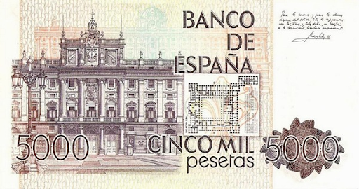 испанские банкноты в 20 веке