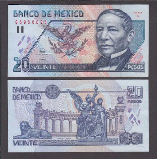 MXN денежная единица государства