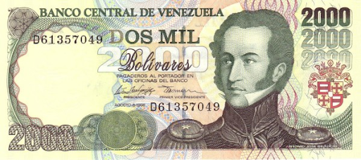 платежные средства в Боливарианской республике