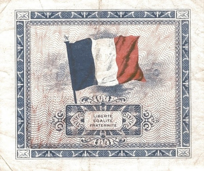 какие денежные знаки напечатали французам американцы