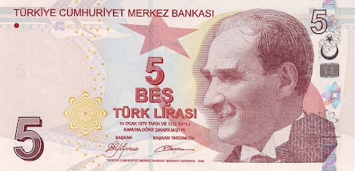 банкноты Турции для коллекции