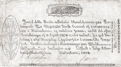 история возникновения датских банкнот