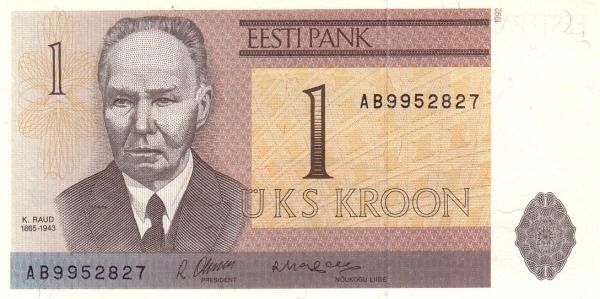 эстонские банкноты
