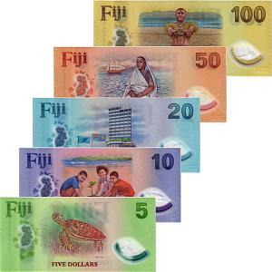 ФИДЖИ НАБОР 5 10 20 50 100 ДОЛЛАРОВ 2