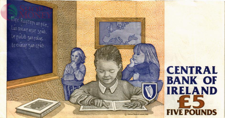 ИРЛАНДИЯ 5 ФУНТОВ (15.10.1999) 2
