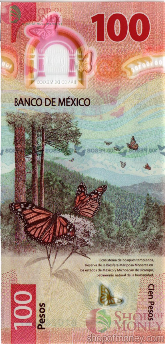 МЕКСИКА 100 ПЕСО (21.05.2021) 2