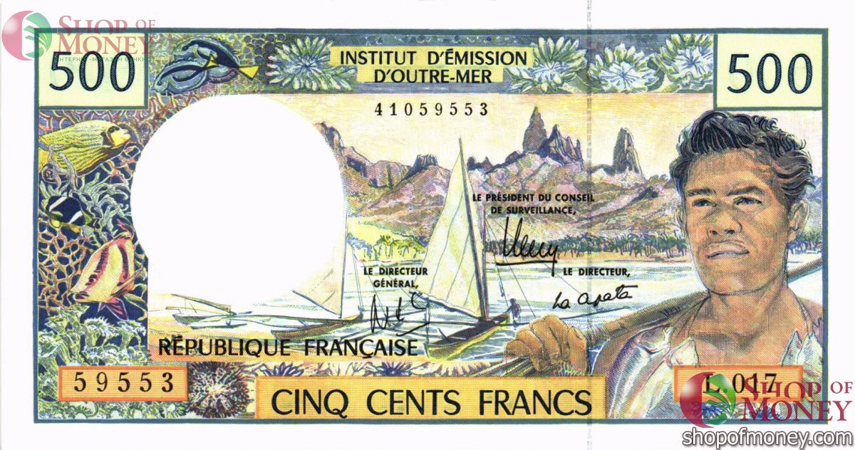 ФРАНЦУЗСКАЯ ПОЛИНЕЗИЯ 500 ФРАНКОВ 1