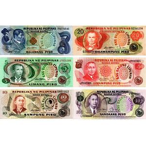 ФИЛИППИНЫ НАБОР 6 БАНКНОТ (N2) 1