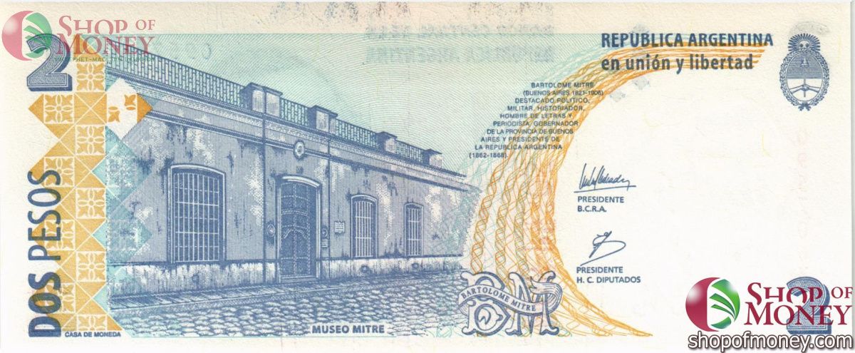 АРГЕНТИНА 2 ПЕСО 2