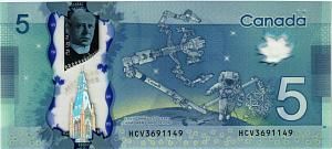 КАНАДА 5 ДОЛЛАРОВ 2