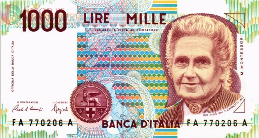 ИТАЛИЯ 1000 ЛИР 1