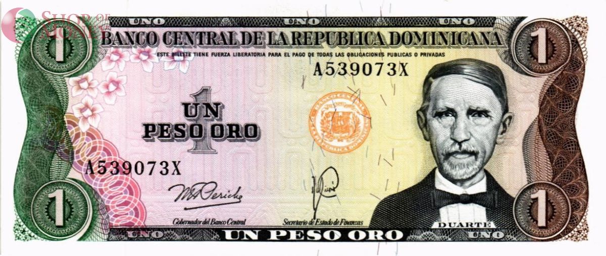 ДОМИНИКАНСКАЯ РЕСПУБЛИКА 1 ПЕСО 1