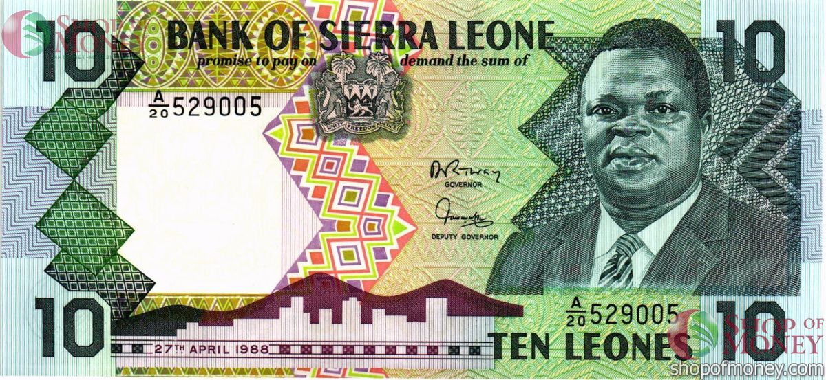 СЬЕРРА-ЛЕОНЕ 10 ЛЕОНЕ 1