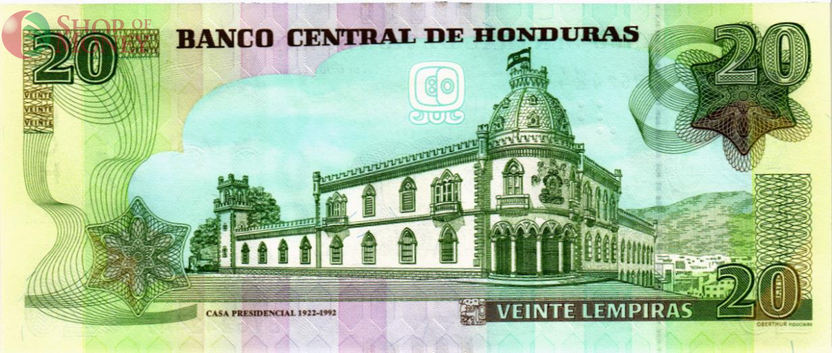 ГОНДУРАС 20 ЛЕМПИР 2