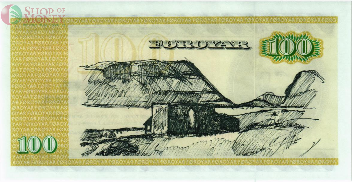 ФАРЕРСКИЕ ОСТРОВА 100 КРОН 2