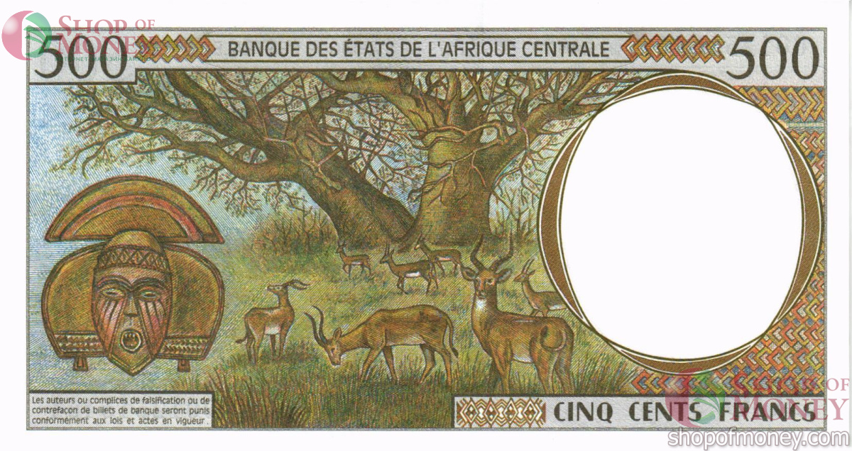 КОНГО 500 ФРАНКОВ 2