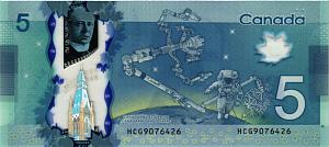 КАНАДА 5 ДОЛЛАРОВ 2