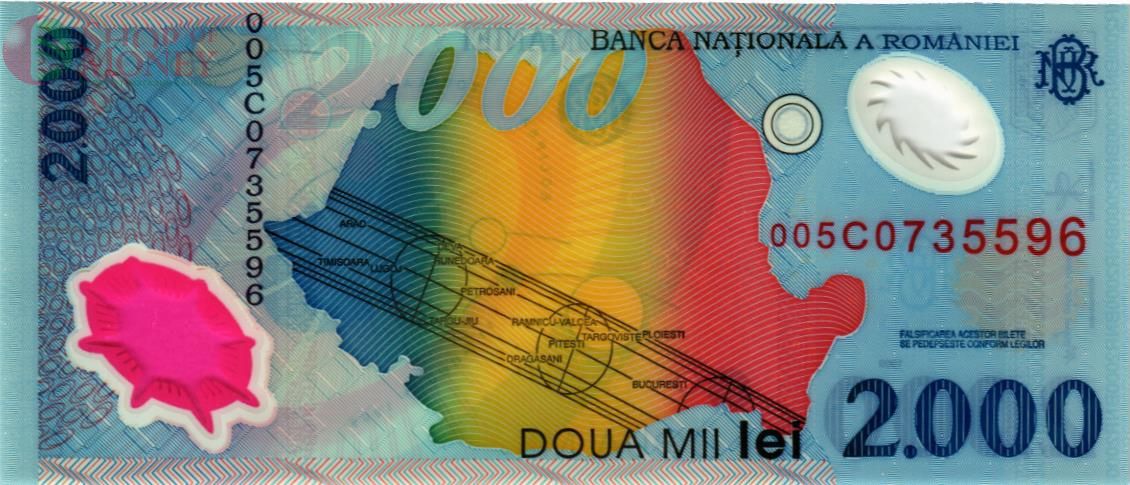РУМЫНИЯ 2000 ЛЕЙ (В БУКЛЕТЕ) 3