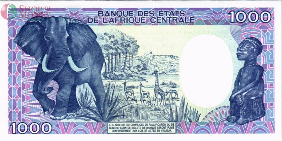 ГАБОН 1000 ФРАНКОВ 2