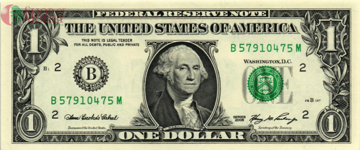 США 1 ДОЛЛАР (B - НЬЮ-ЙОРК) 1