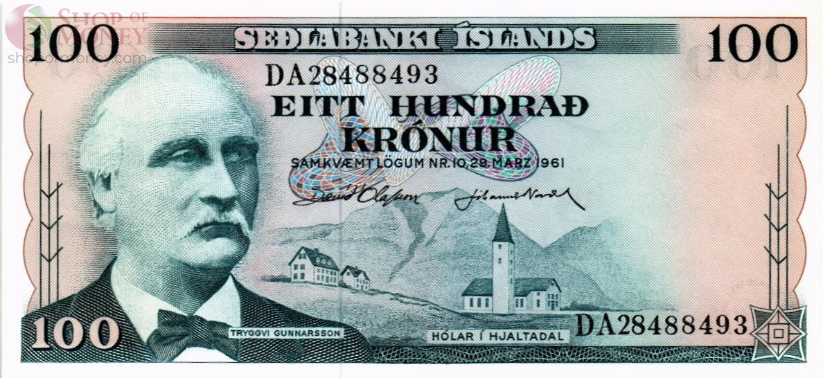 ИСЛАНДИЯ 100 КРОН 1
