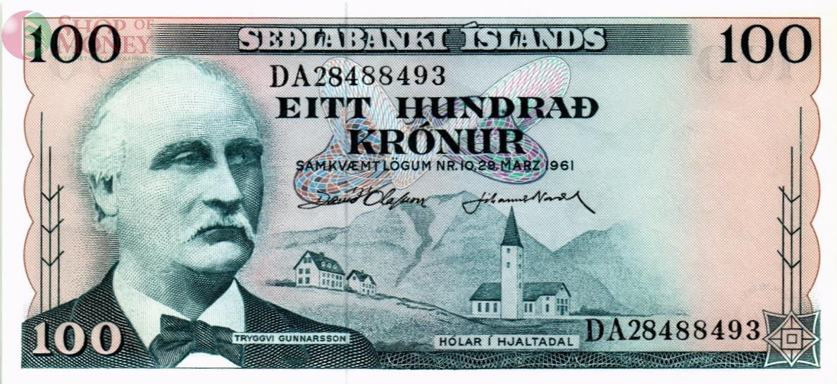 ИСЛАНДИЯ 100 КРОН 1