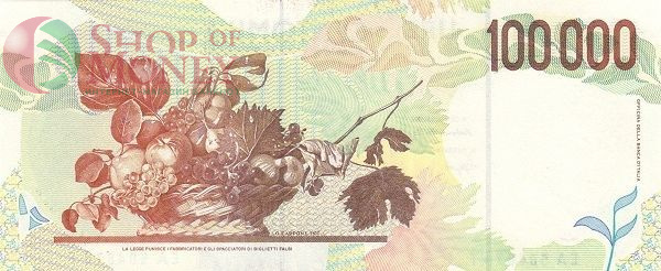 ИТАЛИЯ 100000 ЛИР 2