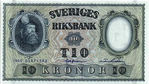ШВЕЦИЯ 10 КРОН 1