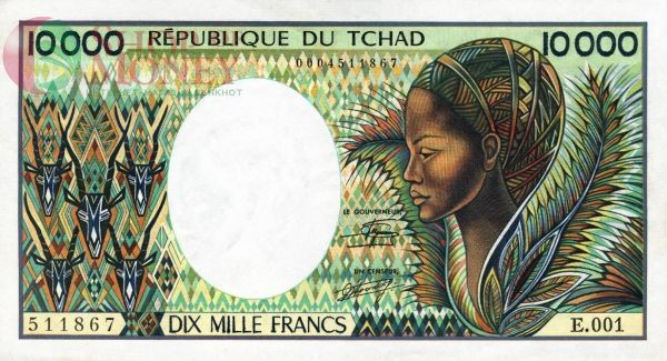 ЧАД 10000 ФРАНКОВ 1