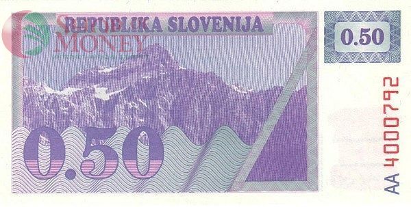 СЛОВЕНИЯ 0.5 ТОЛАР 2