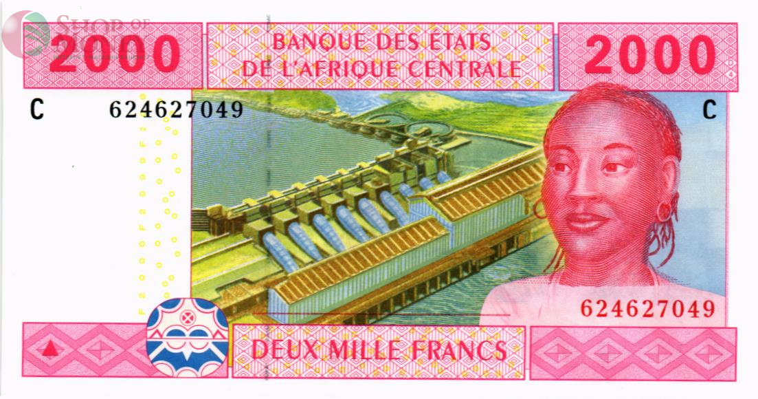 CAS - ЧАД 2000 ФРАНКОВ (C) 1