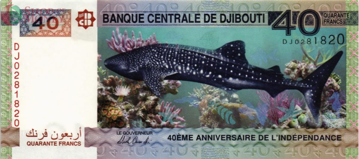 ДЖИБУТИ 40 ФРАНКОВ #DJ0281820 1